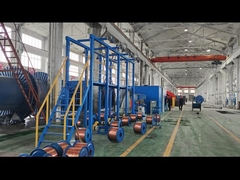 7 코어 알루미늄 및 구리 와이어를위한 더블 트위스트 케이블 스트랜딩 머신